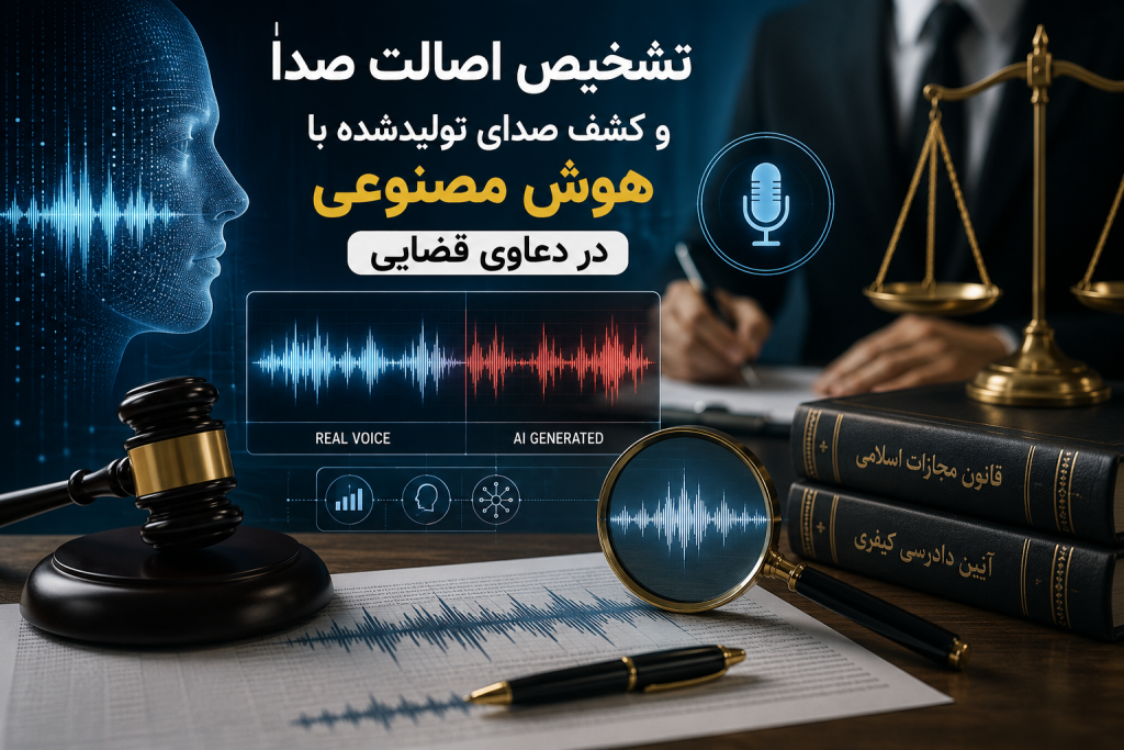 تشخیص اصالت صدا و کشف صدای تولیدشده با هوش مصنوعی در دادگاه؛ بررسی فنی و حقوقی